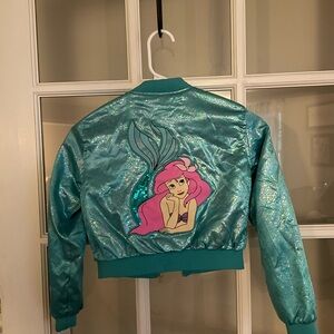Disney Teal Ariel Jacket with Shimmering Accents